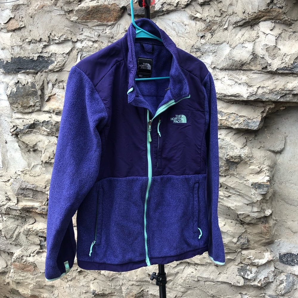 Women’s North Face Jacket size XL purple and teal